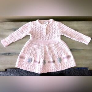 Catherine Malandrino Mini - Pink Sweater Dress - Size 18 Months - NEW With Tags